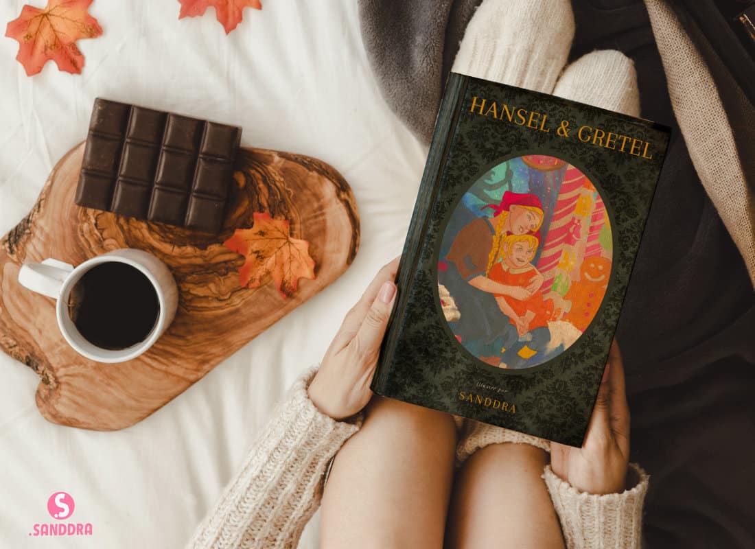 Hansel and Gretel vintage book cover