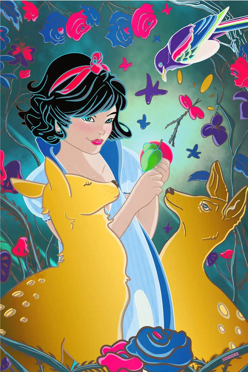 Snow White portfolio illustration