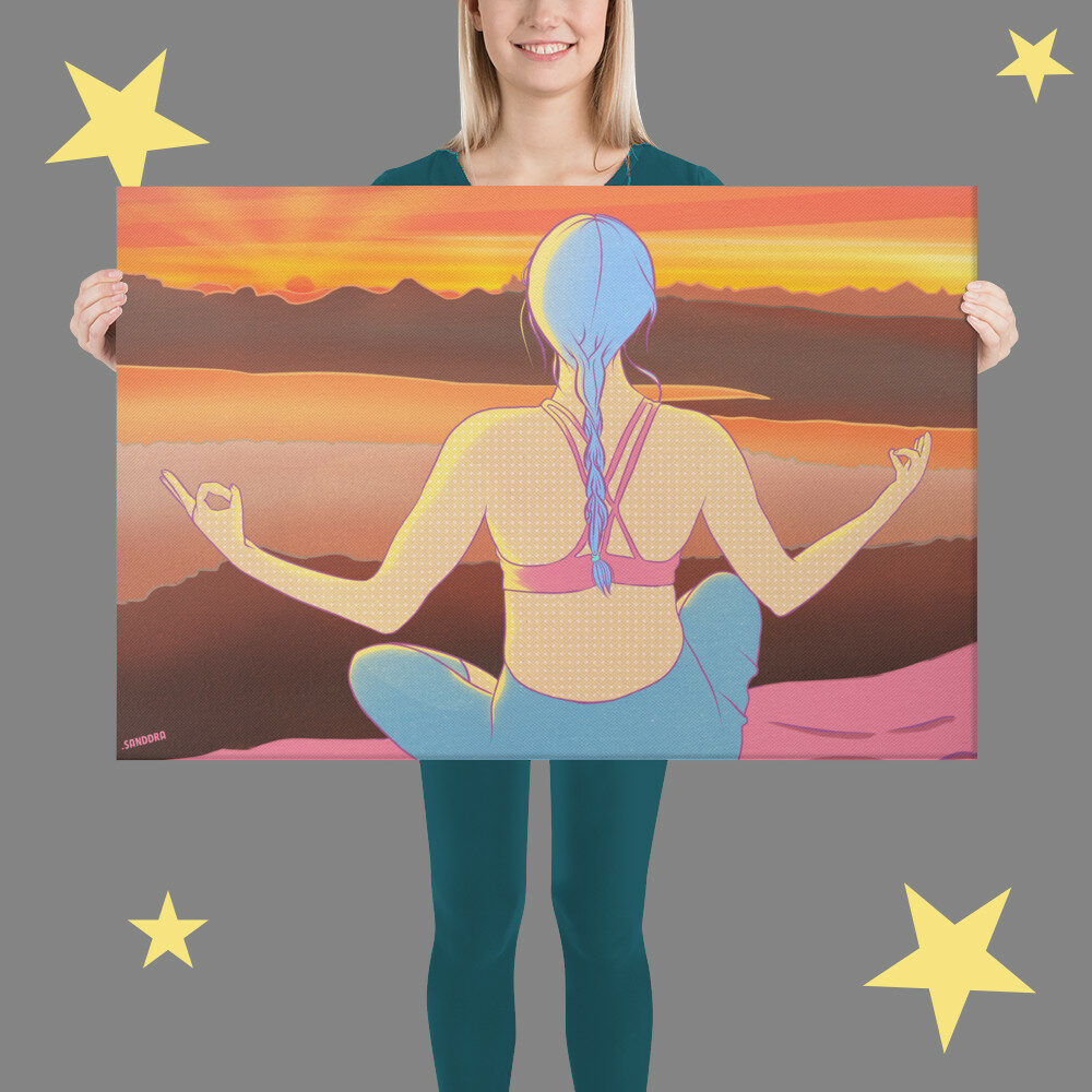 Serenity-canva-print-24x36-woman-holding