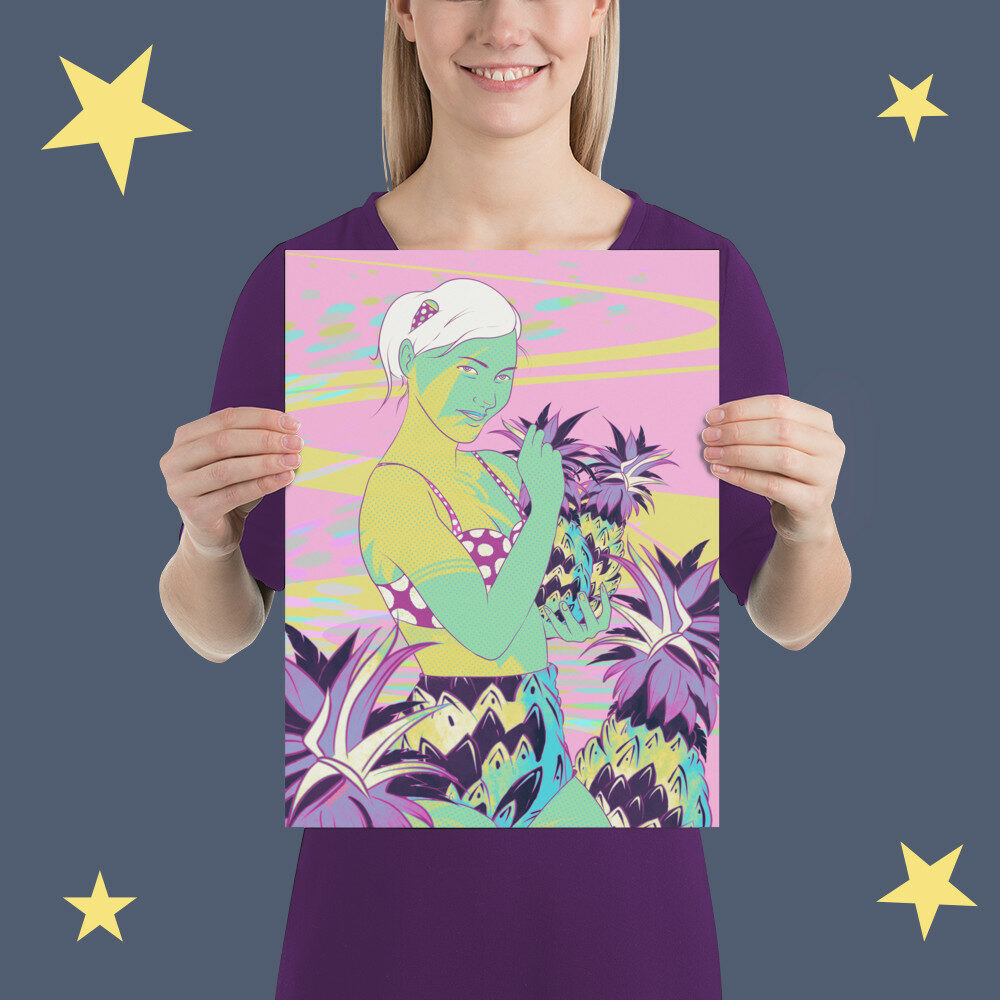 feeling_fruity_12x16_poster-woman_holding