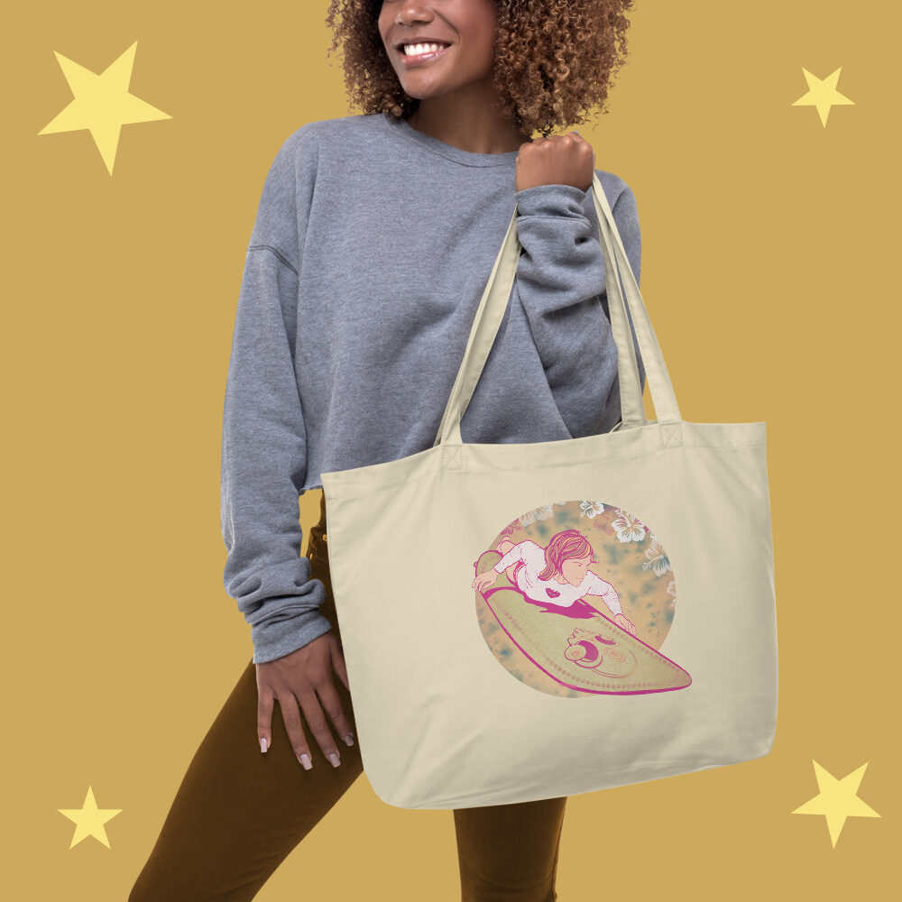 lets_go_surfing_large_eco_tote_bag_woman_holding