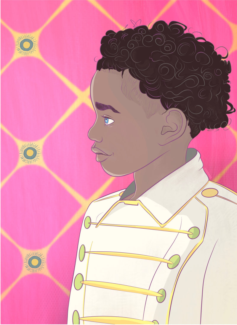 chidrenbook illustration of a young prince