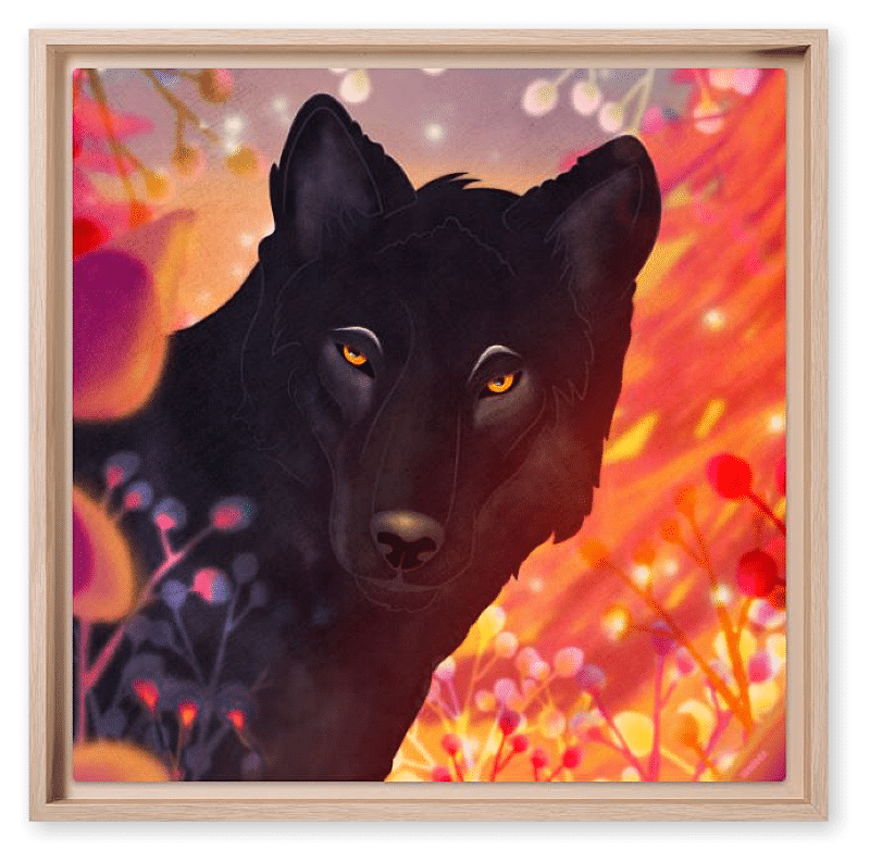 Black_Wolf_Framed_Canvas